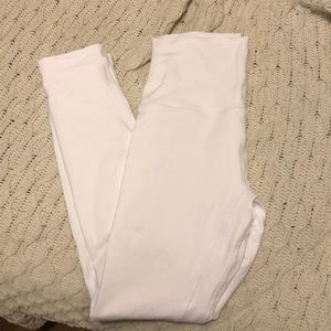 White TYC leggings
